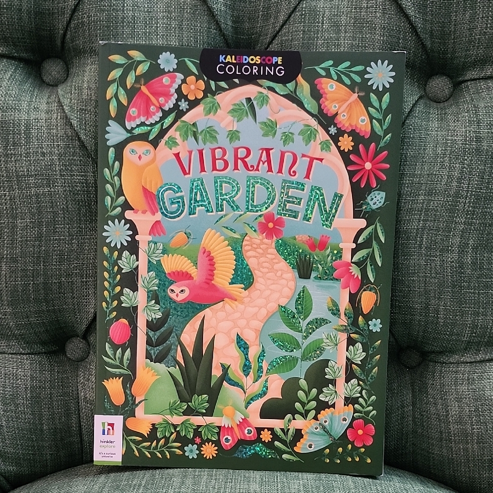 Vibrant Garden Coloring Book